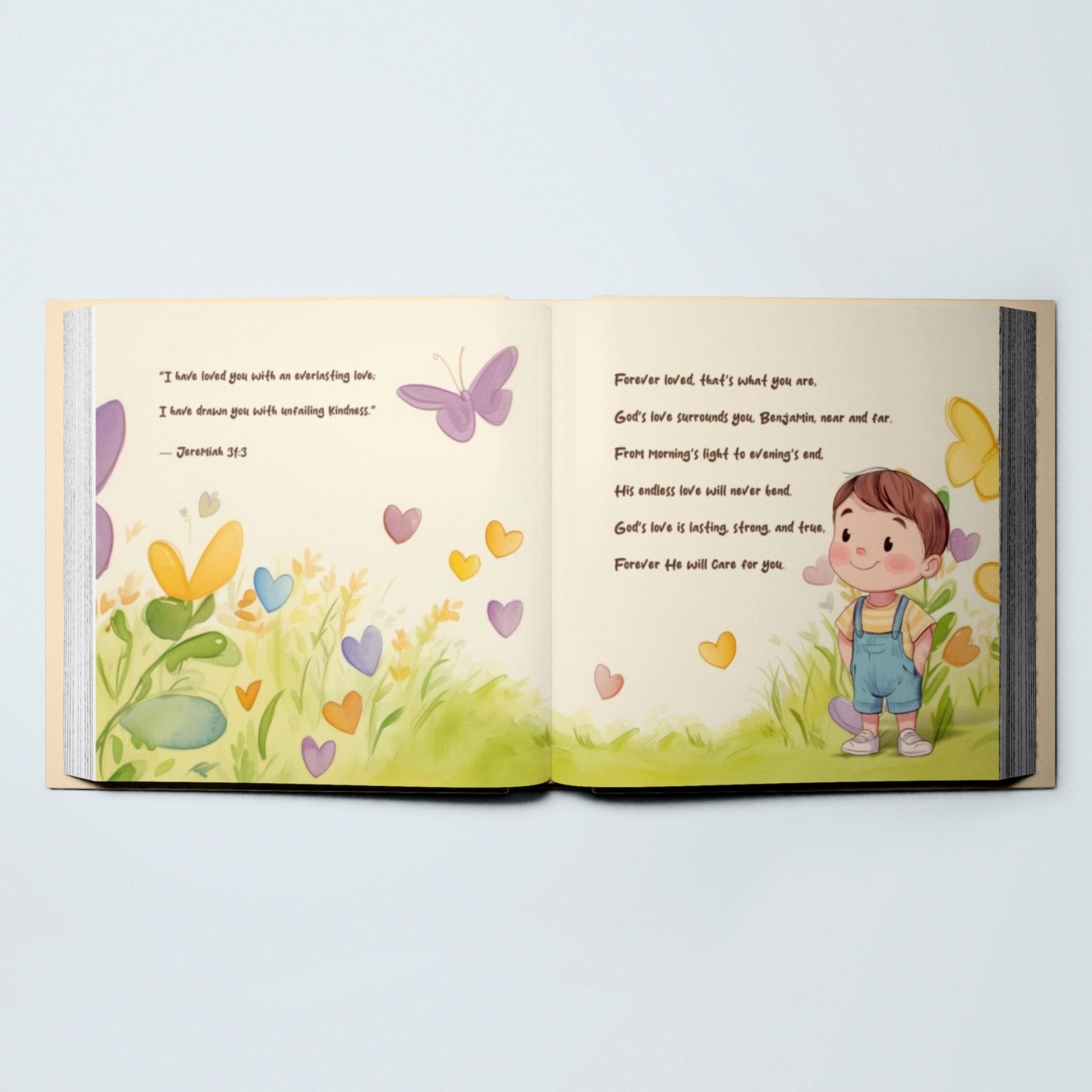 Baptism Gift, God's Promises, Christening Gift, Boy or Girl Baptism Gift, Baby Dedication Gift, Baptism Keepsake, Personalized Bible Verses