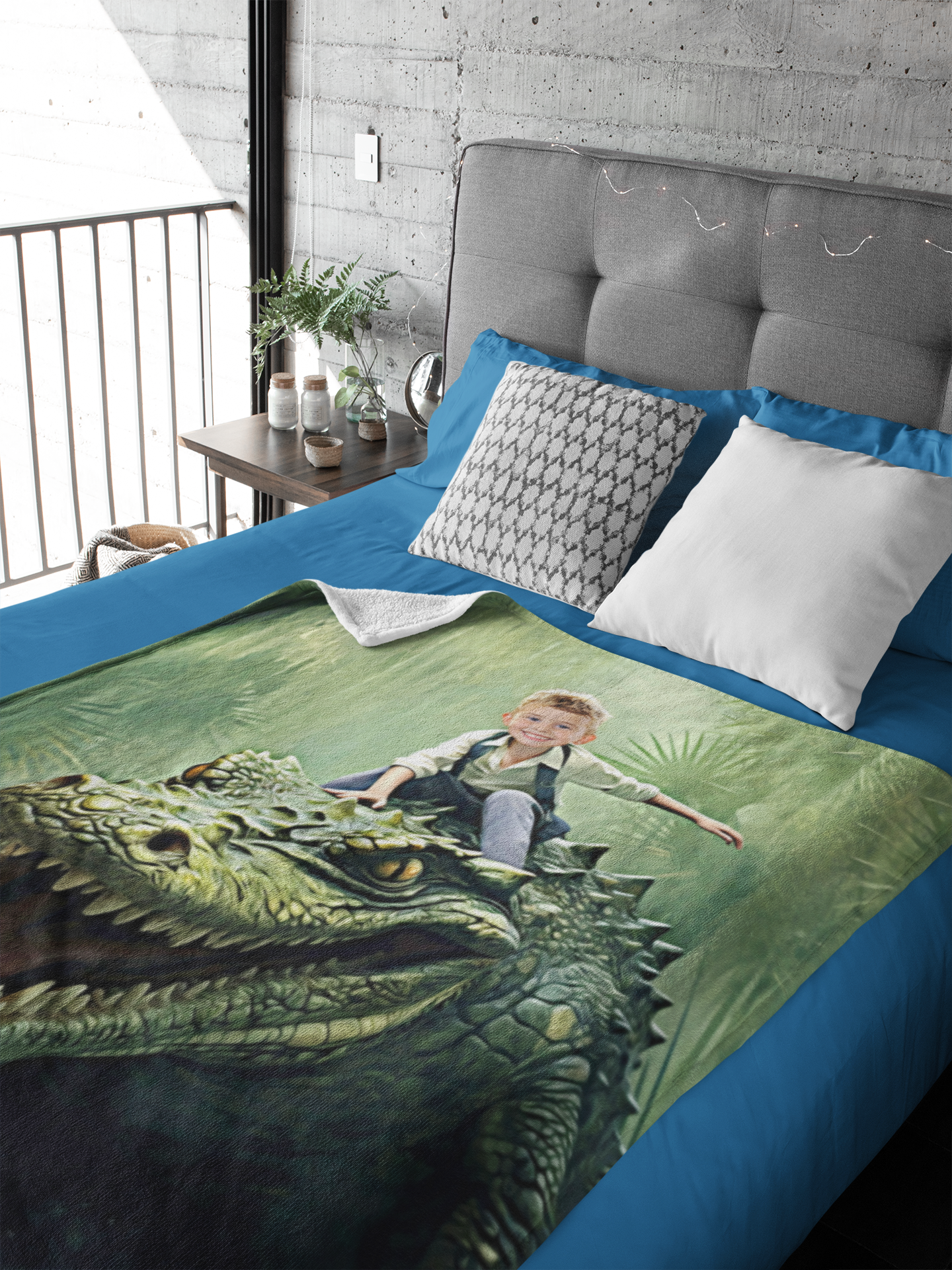 The Alligator Rider Blanket