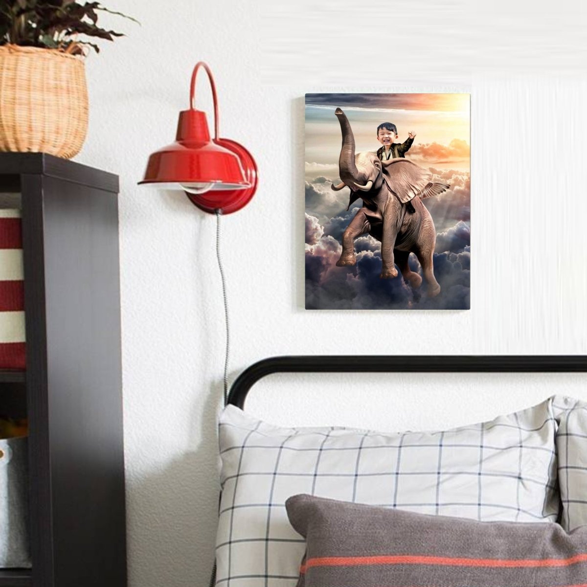 The Flying Elephant Rider Custom Gift For Kids at My Kid's Dream mykidsdream.com