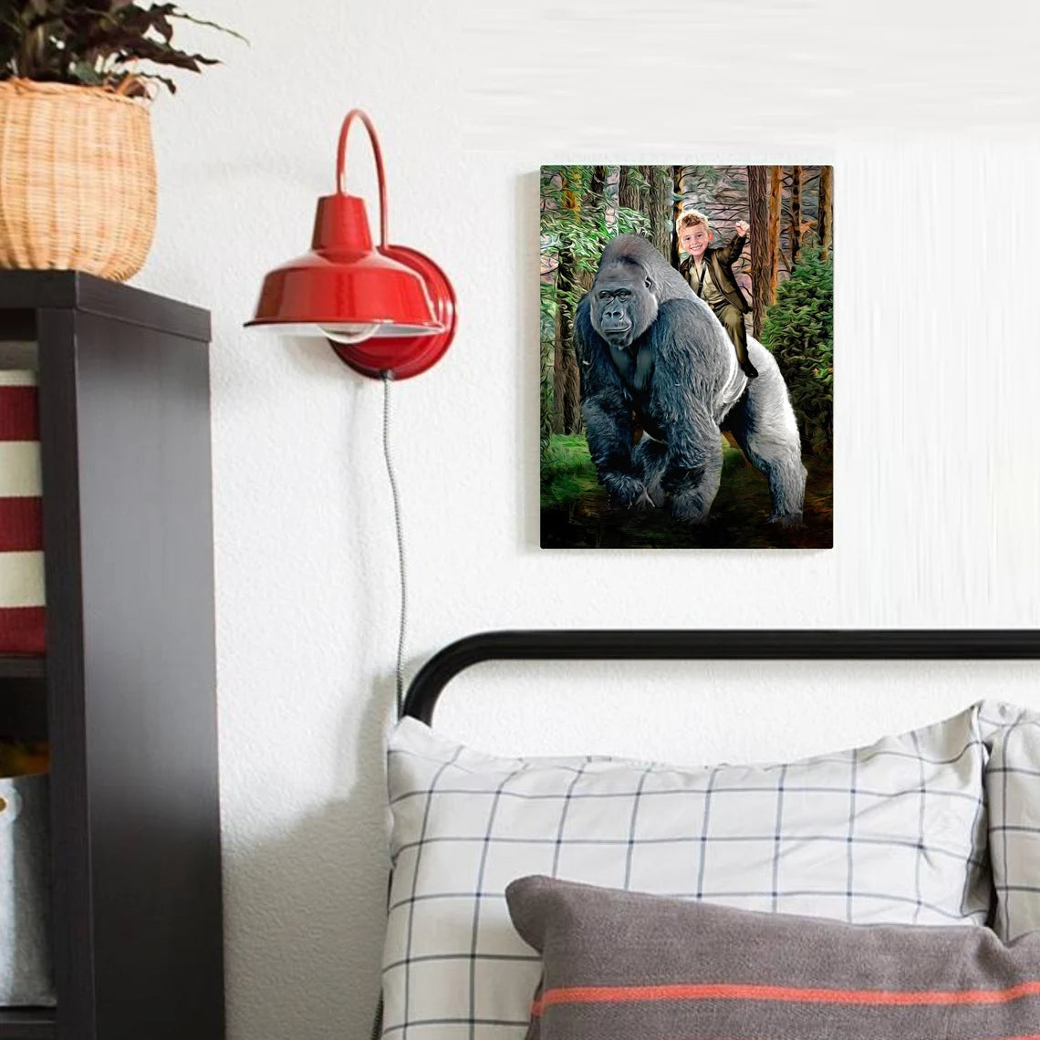 The Gorilla Rider Custom Gift For Kids at My Kid's Dream mykidsdream.com