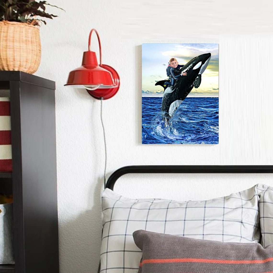 The Killer Whale (Orca) Rider Custom Gift For Kids at My Kid's Dream mykidsdream.com