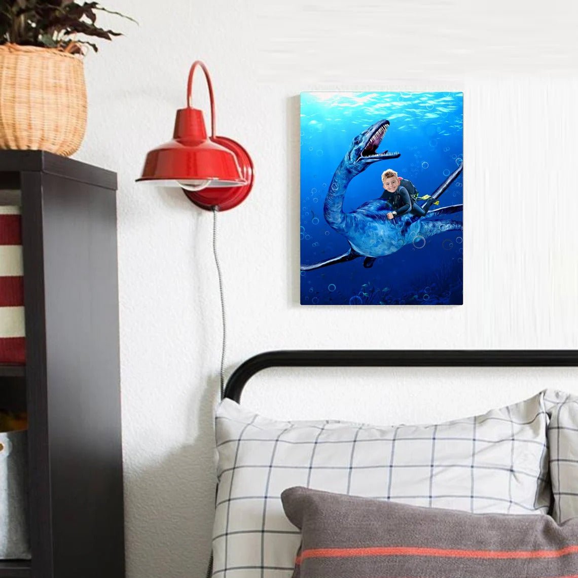 The Plesiosaurus Rider Custom Gift For Kids at My Kid's Dream mykidsdream.com