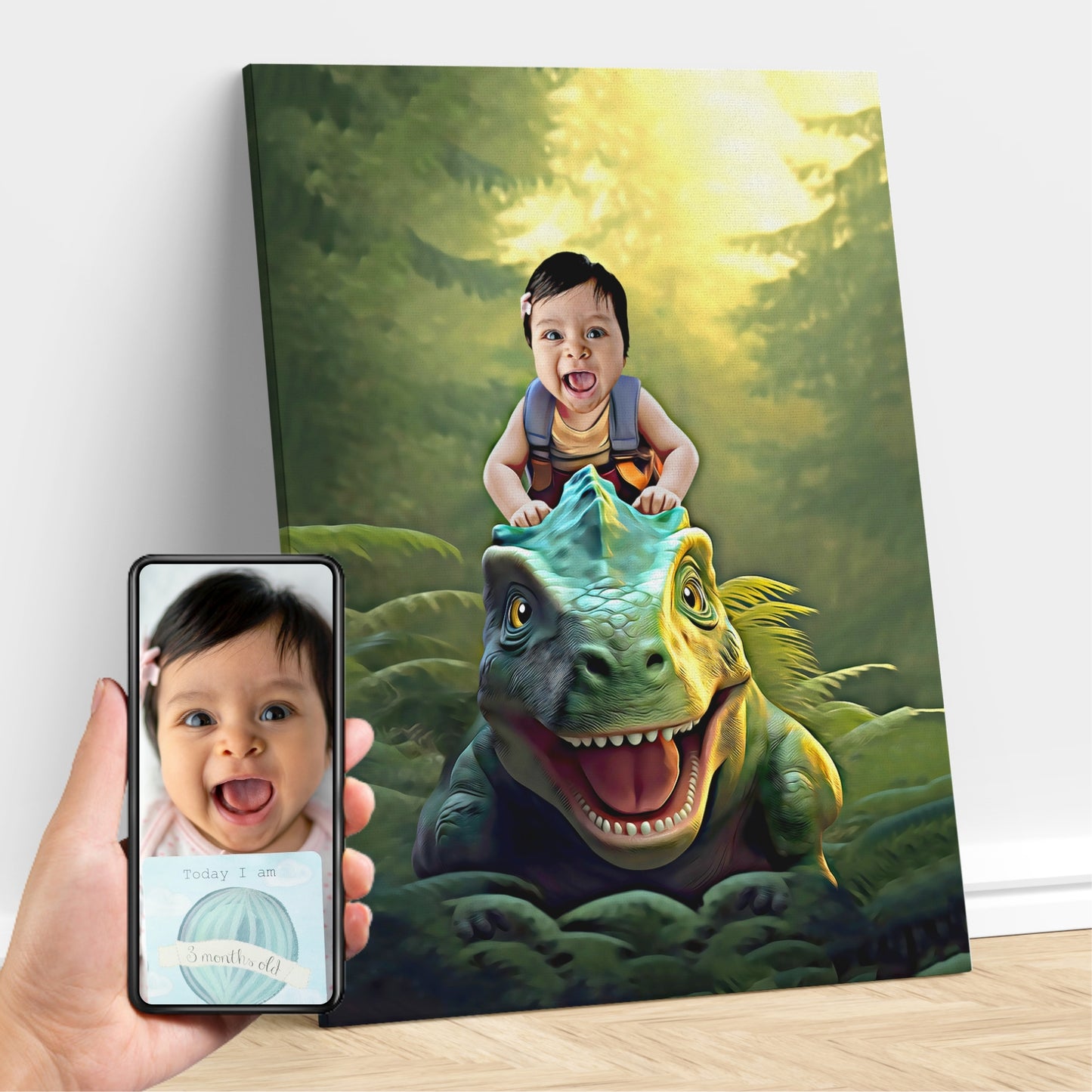 The Baby T-Rex Rider