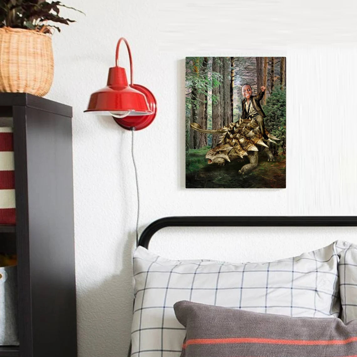 The Ankylosaurus Rider Custom Gift For Kids at My Kid's Dream mykidsdream.com