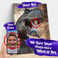 The Boy in the T-Rex Mouth Custom Gift For Kids at My Kid's Dream mykidsdream.com