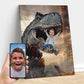 The Boy in the T-Rex Mouth Custom Gift For Kids at My Kid's Dream mykidsdream.com