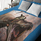 The T-Rex Rider Blanket Custom Gift For Kids at My Kid's Dream mykidsdream.com