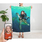 The Sea Turtle Rider Blanket