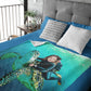The Sea Turtle Rider Blanket